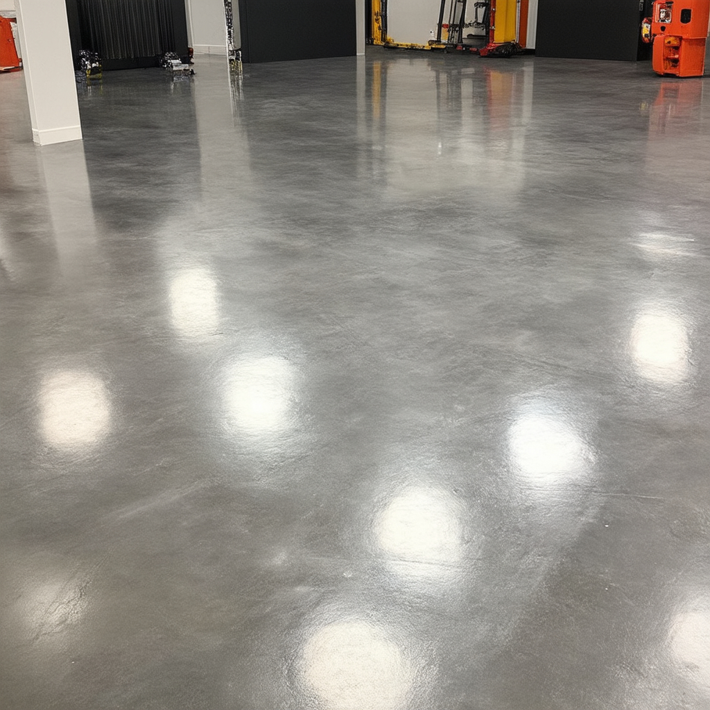 Grey industrial floor finish inspiration
